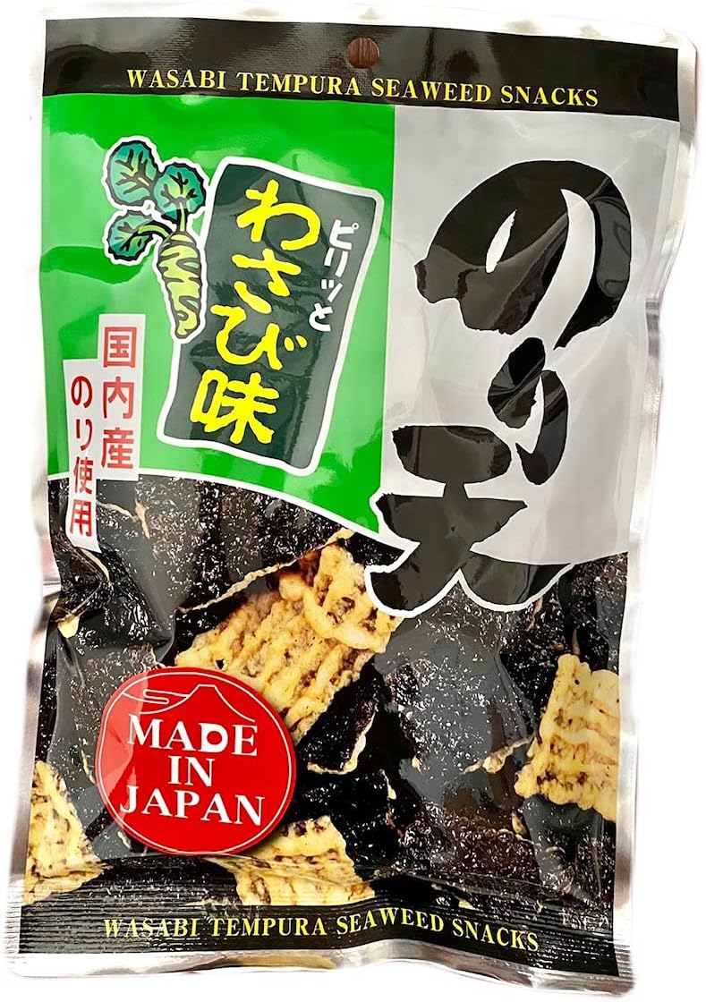 Nori Seaweed Chips Wasabi Flavor