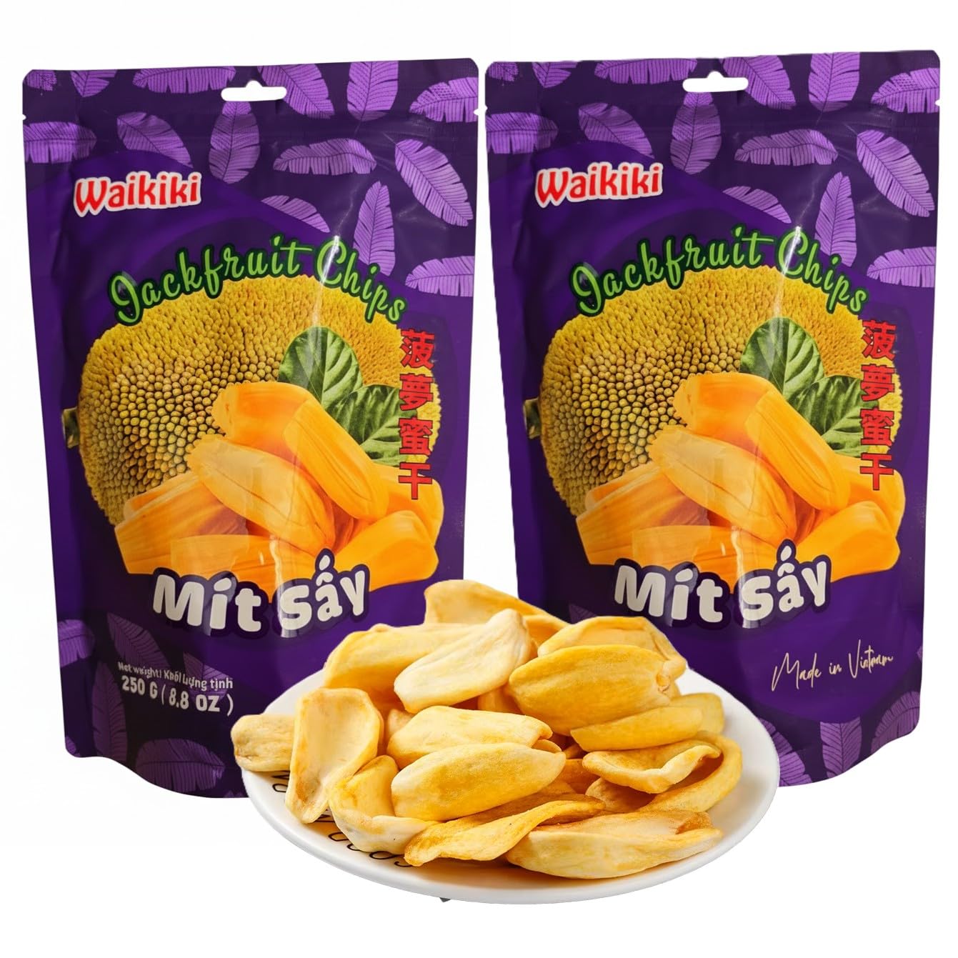 Dried Jackfruit Chips Vacuum Fried