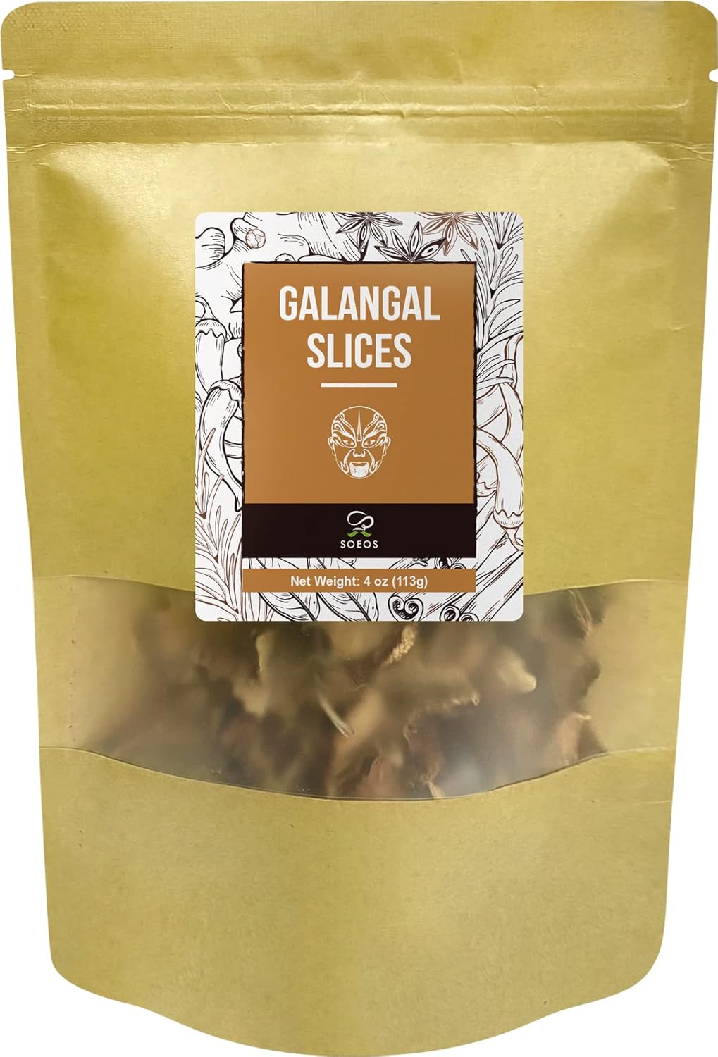 Dried Galangal Slices Thai Spice