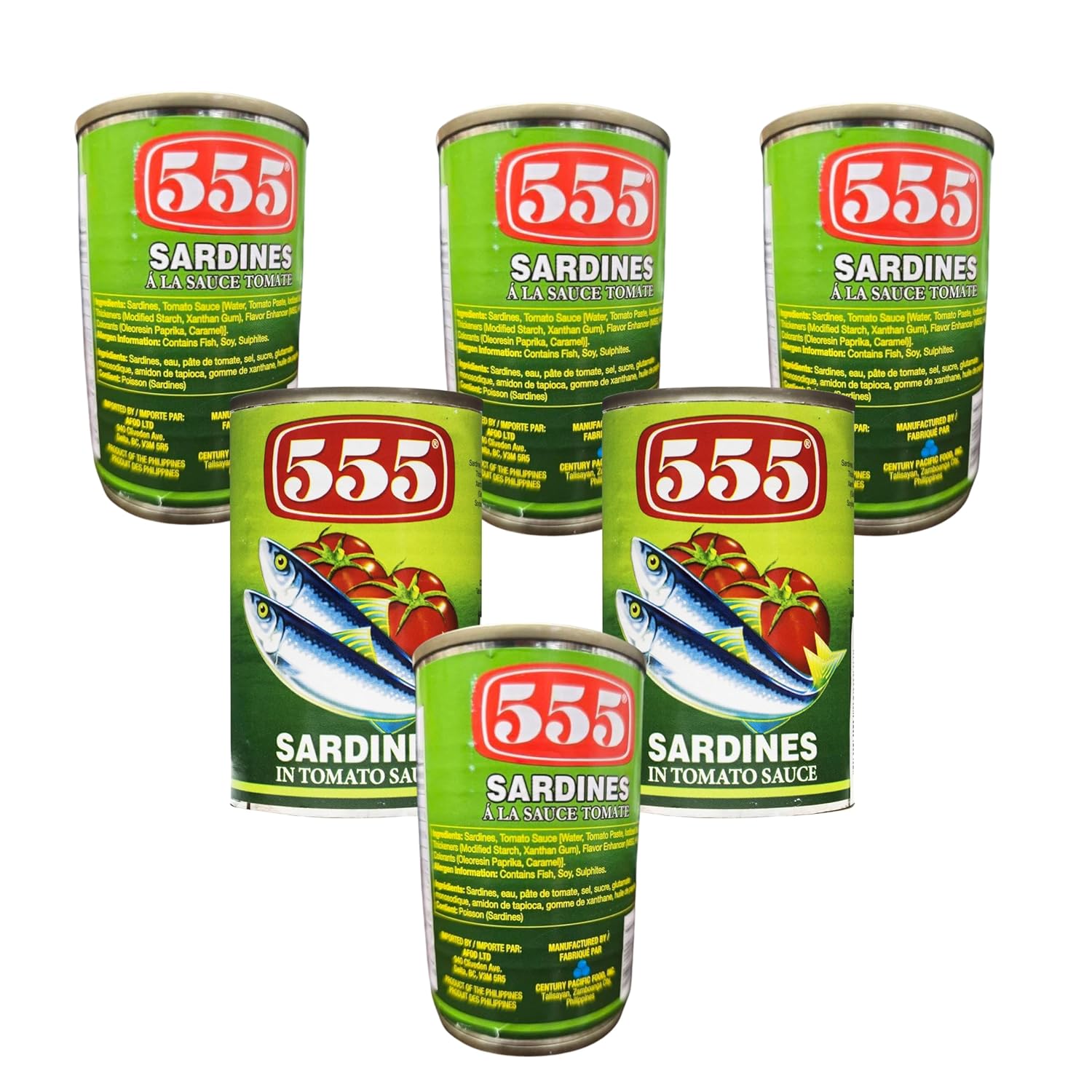 555 Sardines in Tomato Sauce Thai Brand